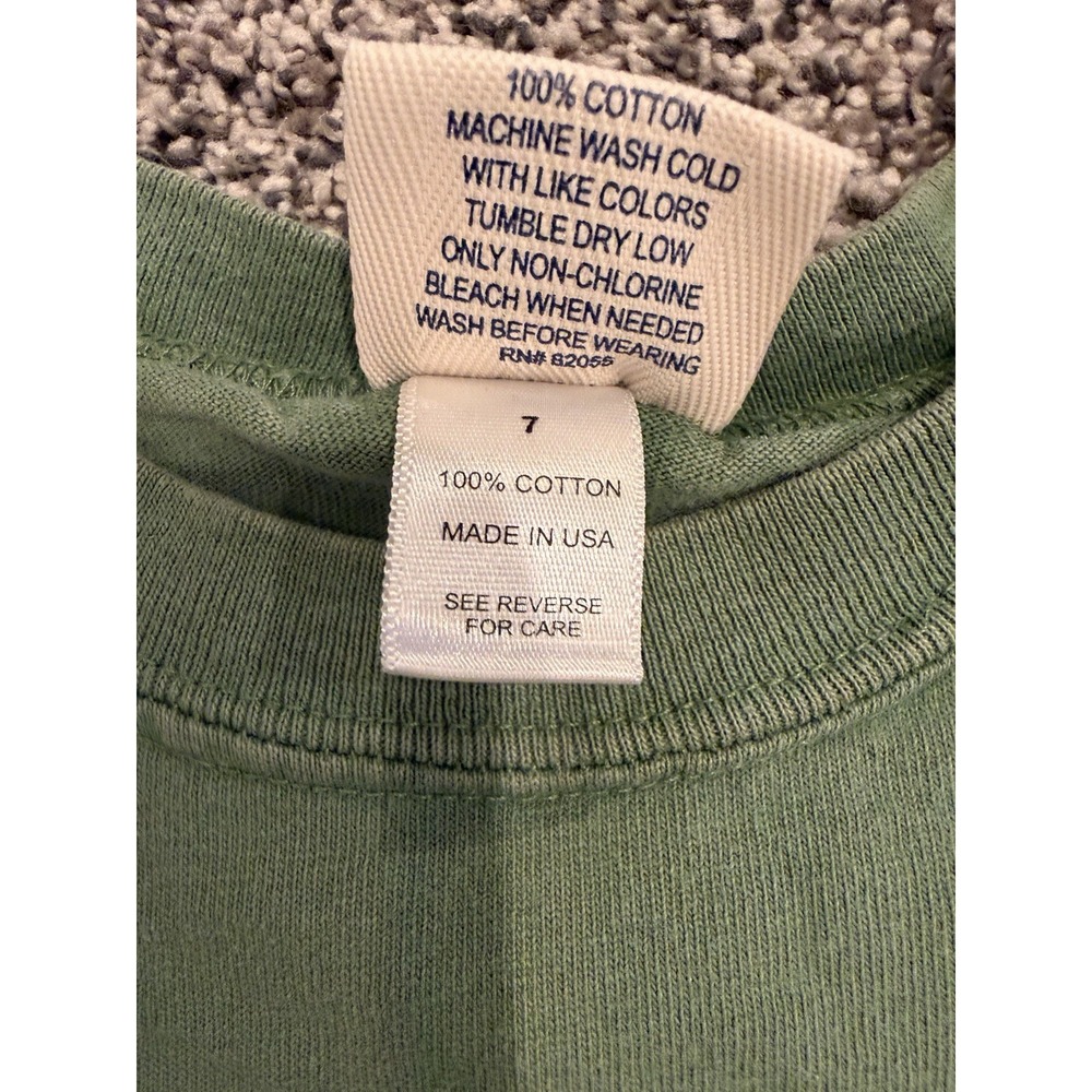Wes And Willy "Going Green" T-shirt Youth Size 7 Made In The USA - Picture 3 of 5